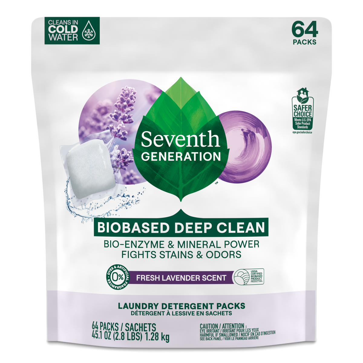 Laundry Detergent Packs - Fresh Lavender