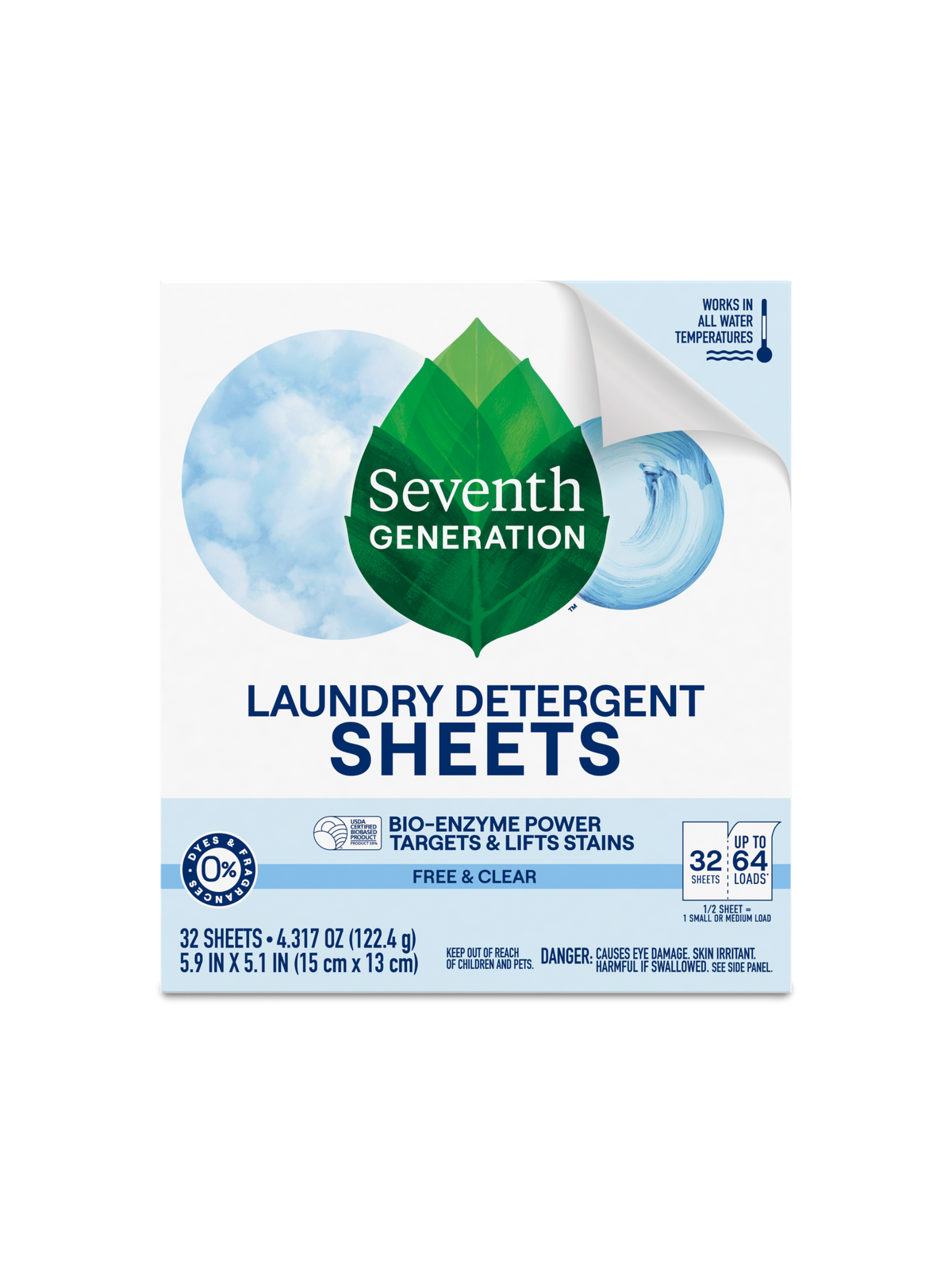 Laundry Detergent Sheets - Free & Clear